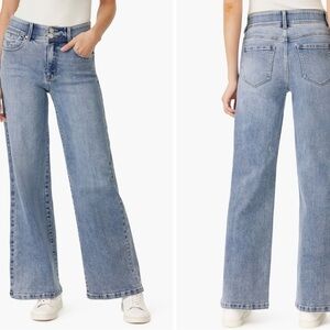 Curve Appeal Prem 32 Stylish Light Blue Women's Flare Jeans Wide Leg